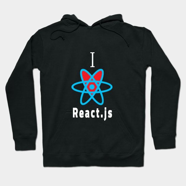 I love React for a programmers and coders Hoodie by colorfull_wheel